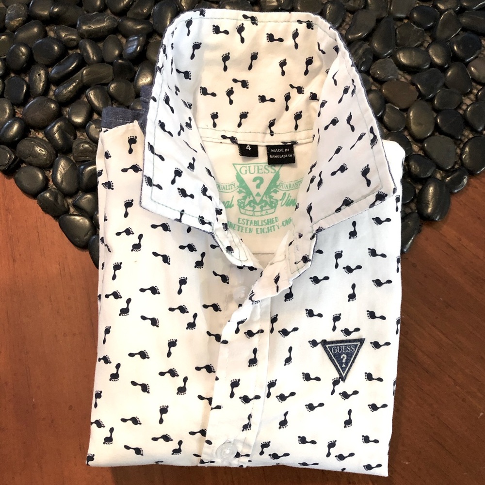GUESS Boys White Shirt